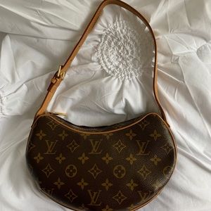 Louis Vuitton half moon shoulder bag